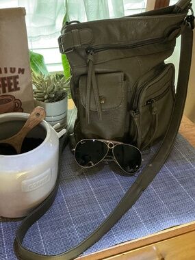 Crossbody Purse Olive Green